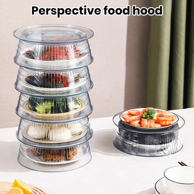 Защита от брызг для микроволновой печи, прозрачная, штабелируемая, из пищевого пластика, не содержит БФА, для стола