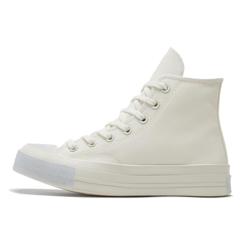 Converse Женские парусиновые кеды Chuck Taylor All Star 1970-х годов с высоким верхом, удобные, нескользящие и прочные, цвета экрю.
