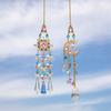 Crystal Hanging Ornament Sun Moon Crystal Pendant New Suncatcher Wind Chimes  Courtyard