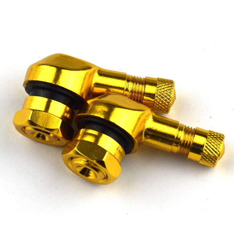 2 шт. обод клапана мотоцикла 90 градусов угол мотоцикла алюминиевый сплав колесо шины бескамерные стержни клапана для обода колеса части