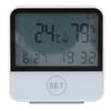 Indoor Thermometer Hygrometer LCD Large Display Backlit Adjustable Modes Digital Thermometer