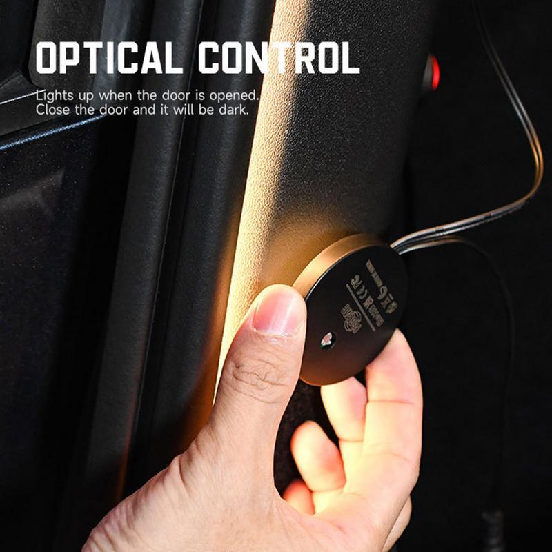 Car LED Trunk Light Light Control Induction Automotive Trunk Strip Light Car Interior LED Lamp For Outdoor Camping Loading And