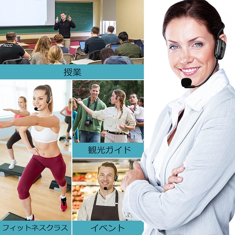 [Сертифицированный знак технического соответствия] Беспроводной микрофон 2.4G гарнитура штыревой микрофон XIAOKOA 50 м стабильная передача автоматическая пара регулировка громкости