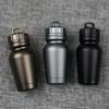 Pill Holder Sealed Aluminum Zinc Zinc Alloy Waterproof Canister Medicine Container Pill Case Capsule Bottle