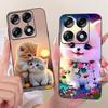 For Motorola Signature 6.8'' Case Cute Cat Cartoons Pattern Soft Silicone TPU Funda For MotoX70 Air Pro Signature Back Covers