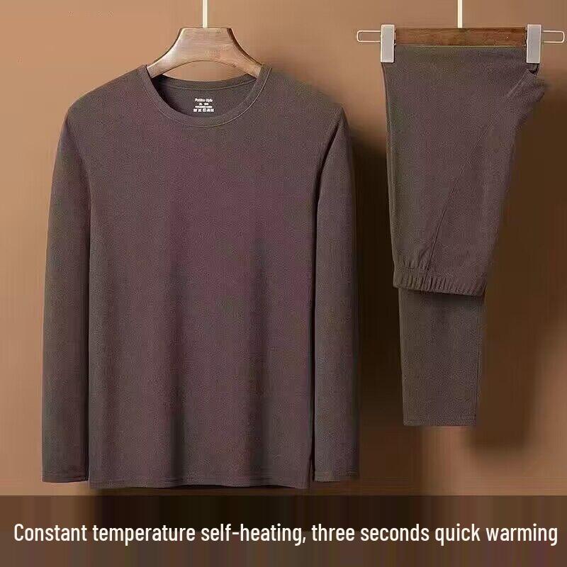 Унисекс Двусторонний Бархатный Теплый Комплект - Идеален для Осени, Зимы и Весны в качестве Уютного Базового Слоя.
