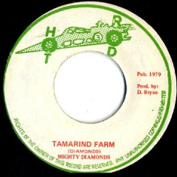 7-дюймовая пластинка MIGHTY DIAMONDS Tamarind Farm NONE Hot Rod Ямайка Регги Ска Даб Б/у