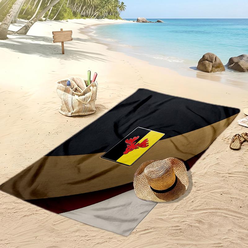 Watford Football Print Beach Towel, Large Soft Quick Dry Towel for Beach Camping Swimming