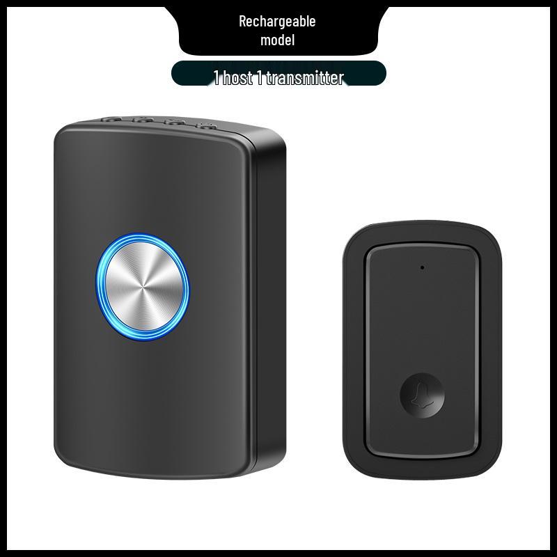 Cordless Long-Range Smart Doorbell with Rechargeable Battery and Portable Pager for Seniors