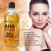Сыворотка с AHA-кислотами, сыворотка с гиалуроновой кислотой и 24-каратным золотом для женщин и мужчин, решение для сияющей кожи, 500 мл