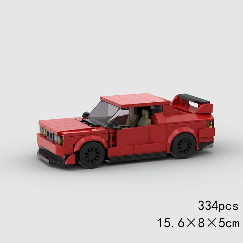 MOC Скорость Спорт Супер Гоночный Автомобиль Модель Строительные Блоки DIY Кирпичи Город Технический Ралли Отличный Гоночный Автомобиль Рождественский Подарок Игрушка