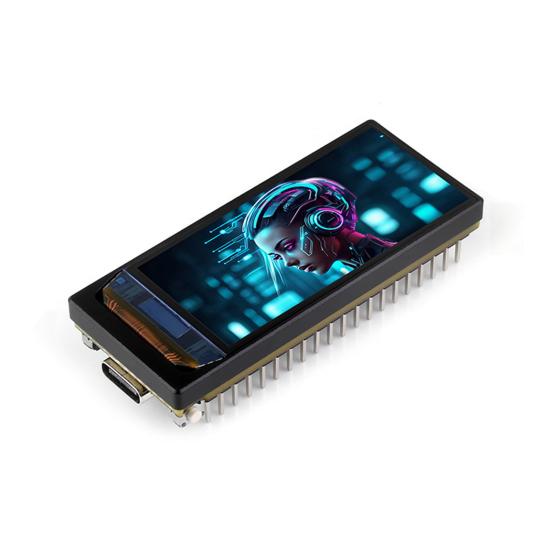 Макетная плата с 1,91-дюймовым AMOLED-дисплеем, Wi-Fi, Bluetooth-совместимая, 32-битная макетная плата с двухъядерным процессором LX7