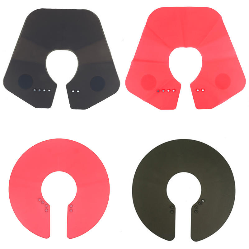 Силиконовый салонный воротник для стрижки волос, водонепроницаемая накидка для окрашивания волос, многоразовая парикмахерская накидка на шею для окрашивания волос, химической завивки и мытья