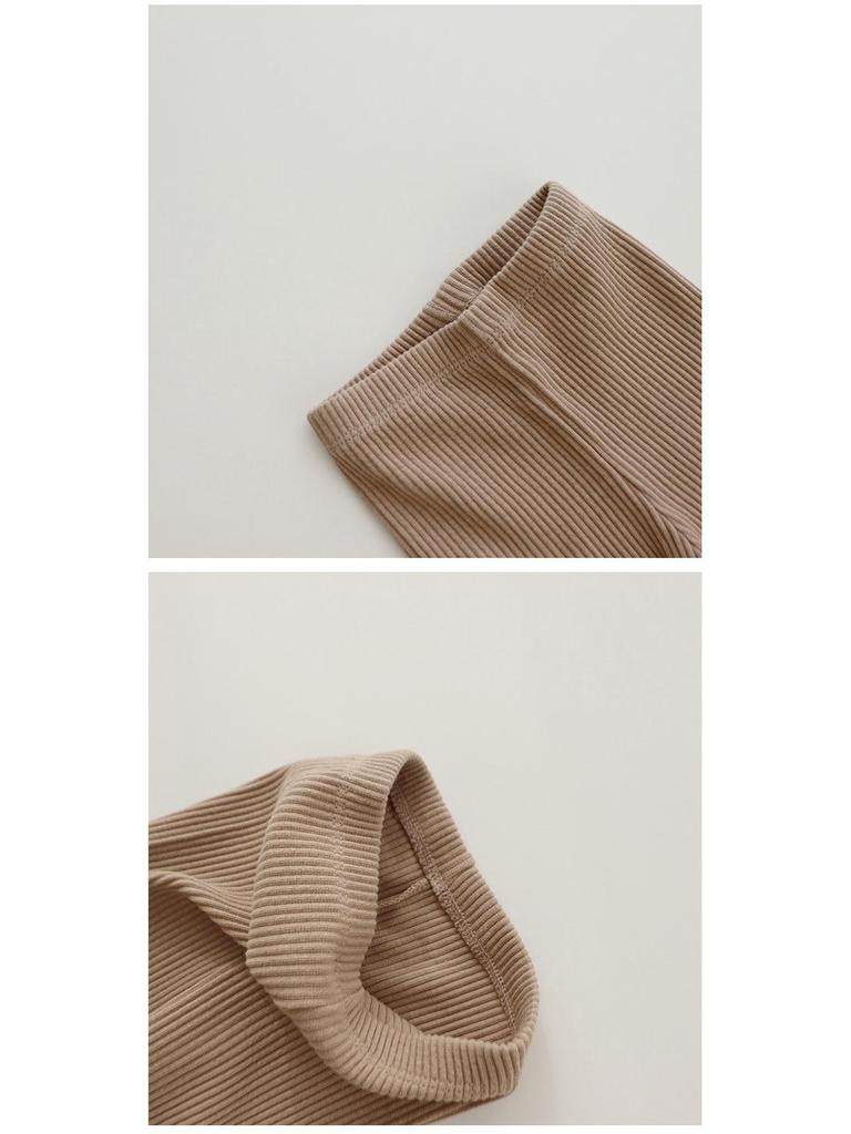 Вязаные леггинсы для девочек в стиле INS с кружевной отделкой для весны и осени