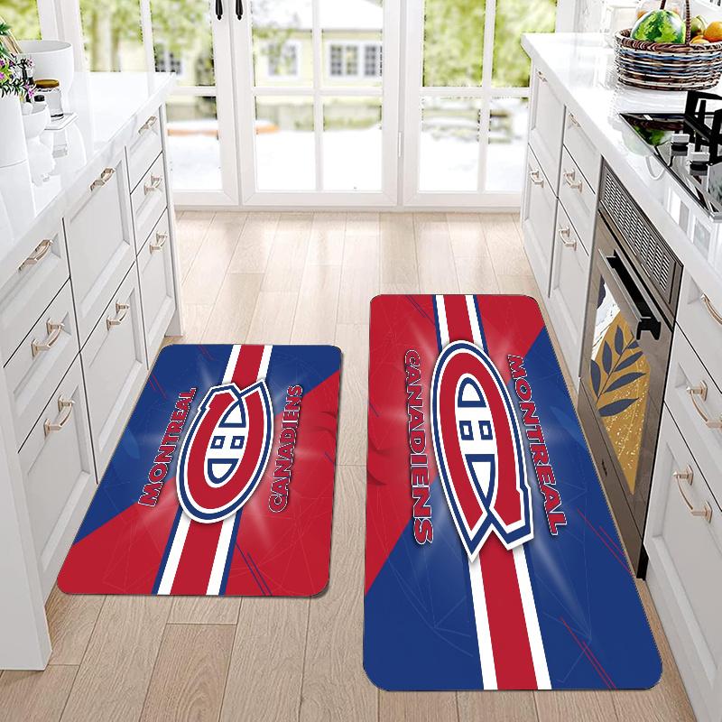 Montreal Canadiens Flannel Area Rug Soft Kitchen Floor Mat Non Slip Carpet Room Decor