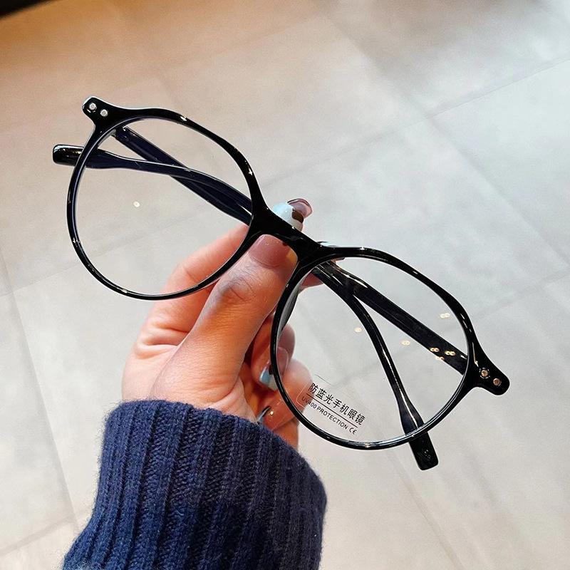 Luxury Brand Round Reading Glasses Ultralight Frame Blue Light Blocking Eyeglasses Women Men Rice Nail Prescription Glasses +2.5