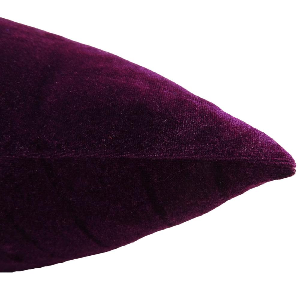 Индийская наволочка Solid Plum Home D cor Throw Cushion Velvet Cover - Выберите