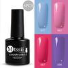 Mtssii 7ml Semi Permanent 3D Soak Off UV Gel Polish Set for Manicure Hybrid Nail Art Decoration