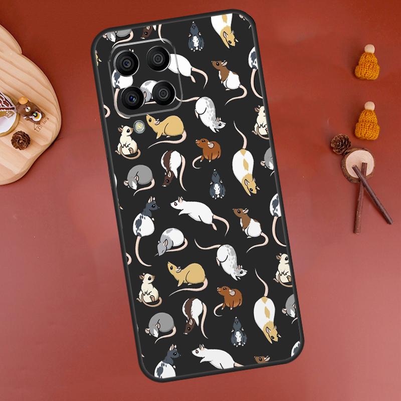 Mouse Rat Case For Samsung Galaxy M32 M12 M52 M21 M31 M15 M55 M56 M36 M16 M06 M13 M33 M53 M14 M34 M54