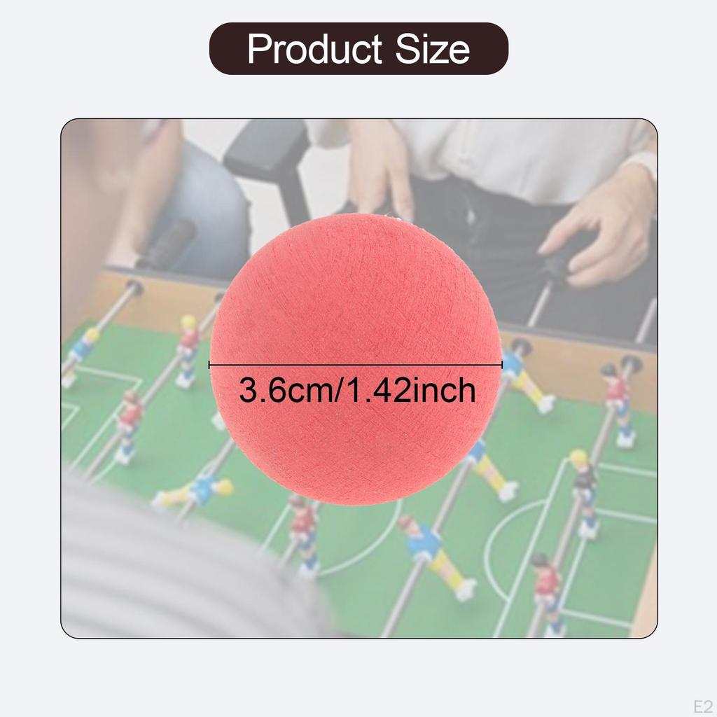 4 Pieces Foosball Balls Replacements 36 Mm for Adults Tabletop Game Accessory Table