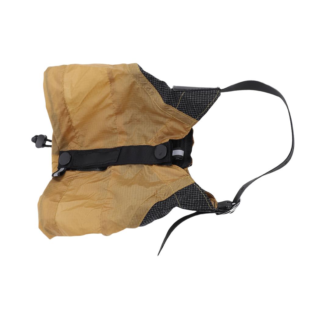 Короткие гетры с силиконовым покрытием для пешего туризма и трейлинга, 4-точечная система фиксации, полное покрытие ноги, песок, снег