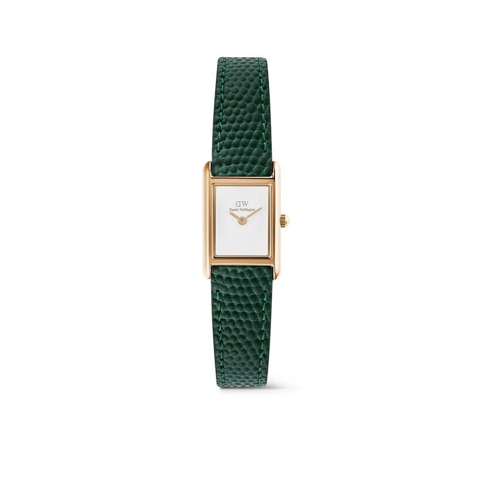 Женские наручные часы Daniel Wellington Bound Mini 17x25,9 Черная ящерица Белый G Модный подарок для женщин 20-30 лет Любимой Девушке