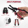 HOUSERAN Wire Stripper Cable Electrical Wire Wire Wire Crimping Tool 5-Piece Set, Multi-Function Stripper, Stripper, Stripper, Cutter, Pliers,