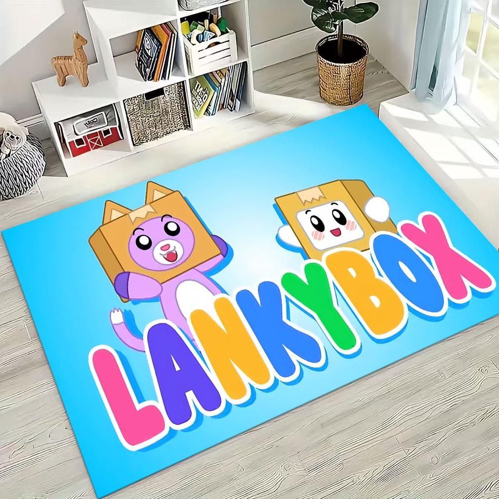 Мультяшный Lankybox Милый Фокси Бокси Роки Ковер Коврик для Спальни Гостиной Дивана Дома Декор,Большой Детский Нескользящий Напольный Коврик