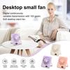 Маленький настольный вентилятор Персональные вентиляторы: 2000 мАч 10 часов аккумулятор тихий настольный вентилятор портативный перезаряжаемый дорожный
