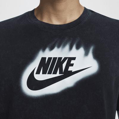 Nike T Shirts Men's Black Crew Neck Moderate HF6163-010