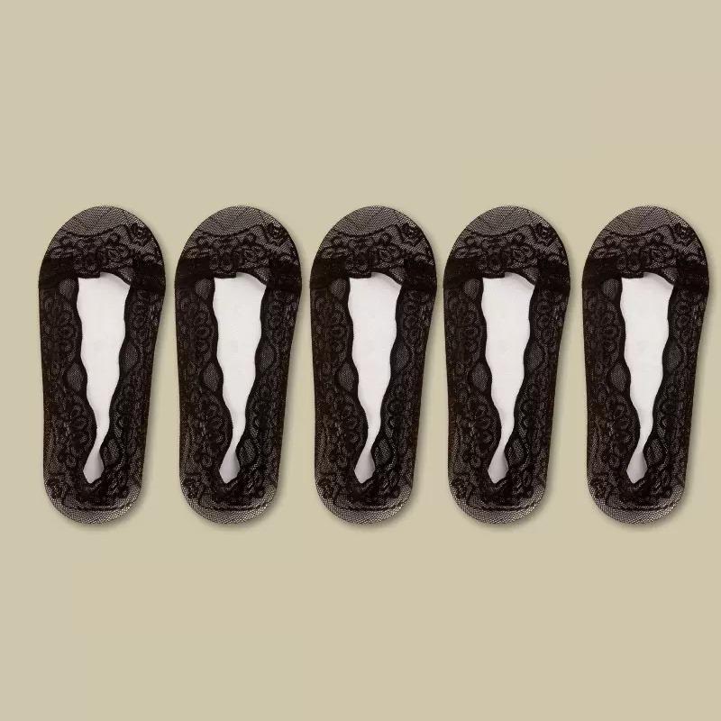 Носки женские тапочки носки невидимые лодочки сетчатые кружевные тонкие короткие нескользящие классные сексуальные дышащие