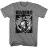 Rambo Blk And Wht Tshirt
