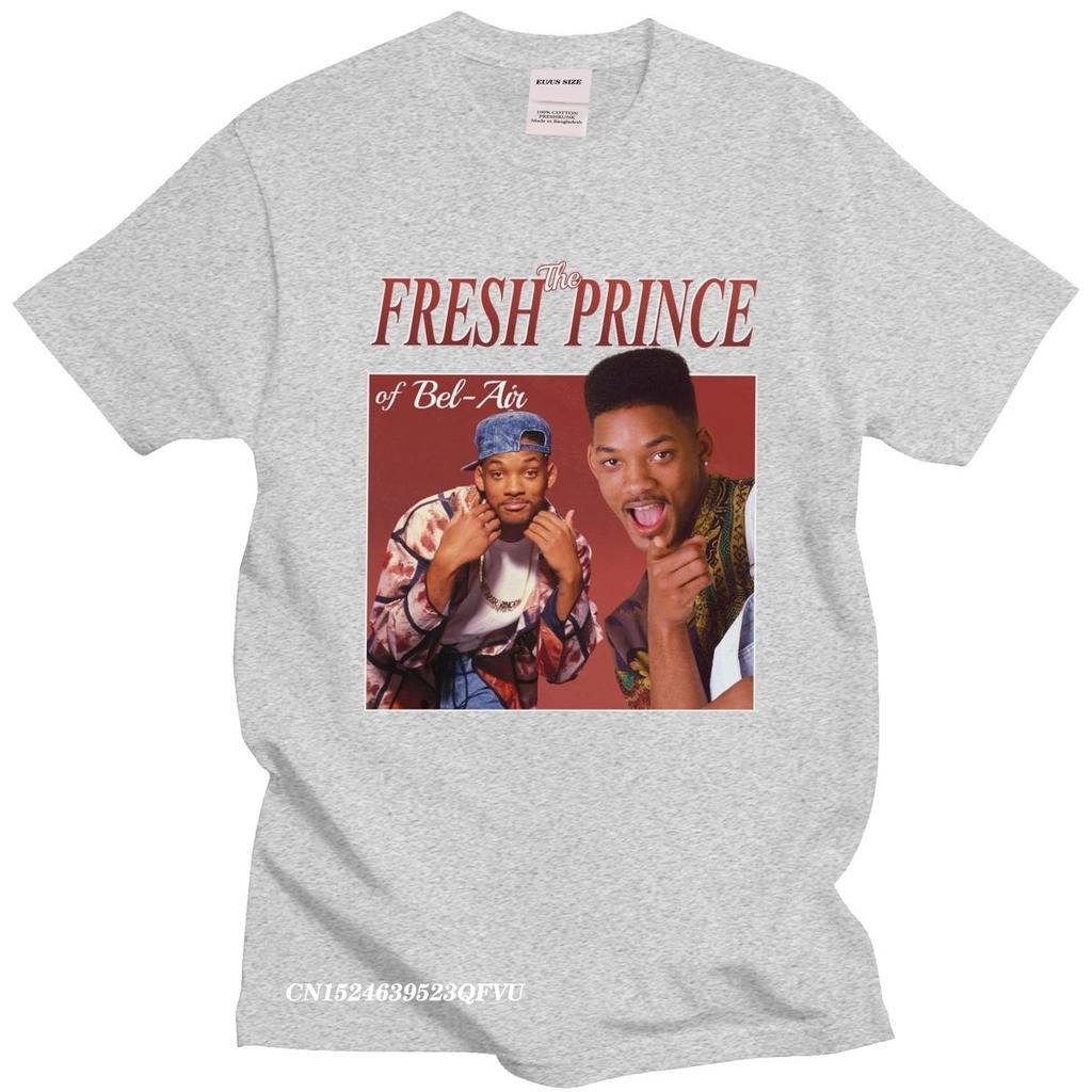 Funny The Fresh Prince Of BelAir Tshirt Men Camisas Men 90s Style Will Smith TV TShirt Carlton Banks Fan Cotton Tee