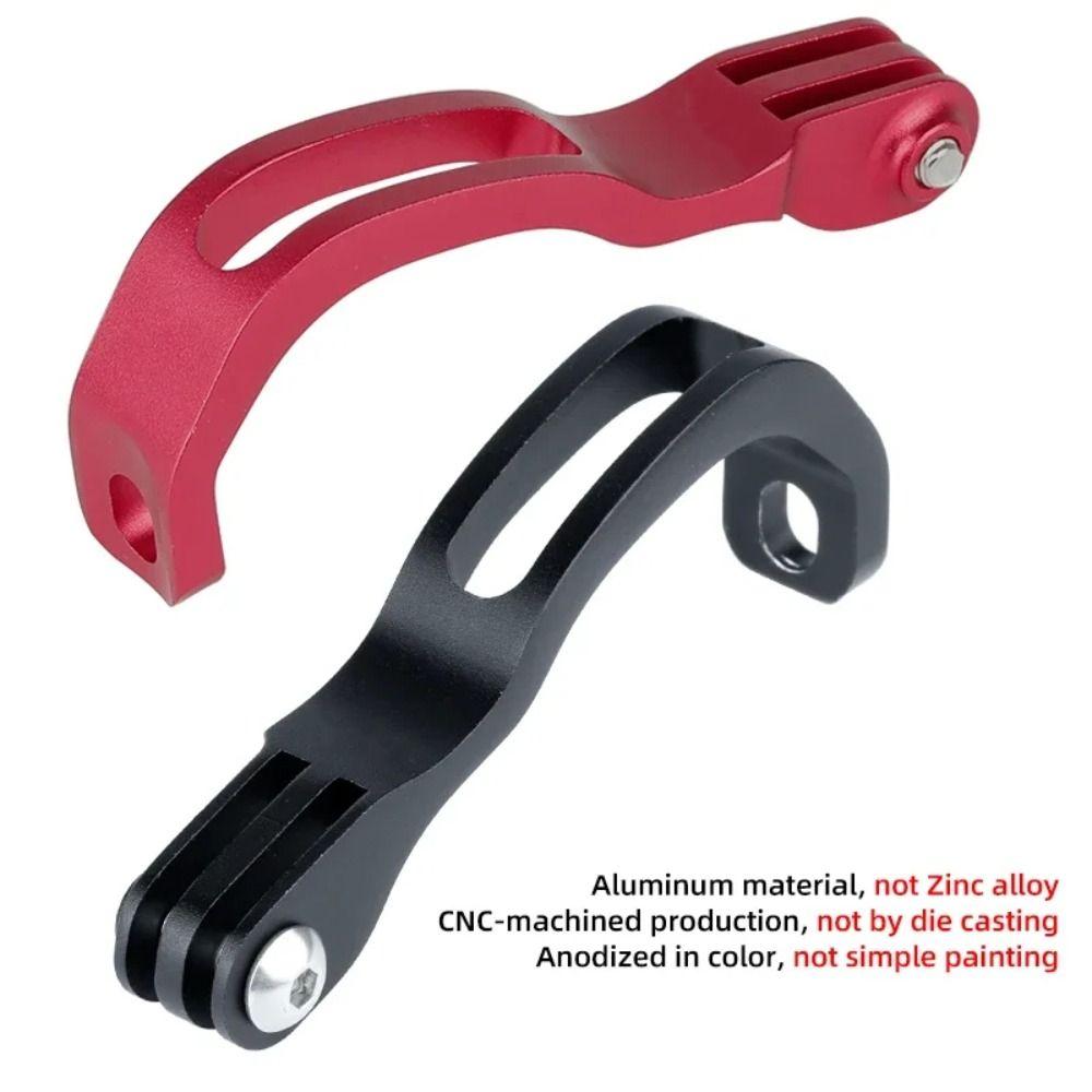 Aluminum Alloy Bicycle Front Light Holder Black Red Camera Stand for GoPro/ Brompton Cycling