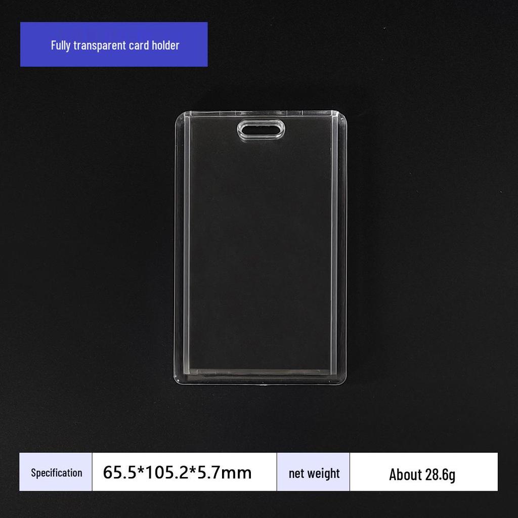 Student Campus ID and Access Card Holder for Bus, Meal, Room Cards - Hard Shell, Custom Printing Available.