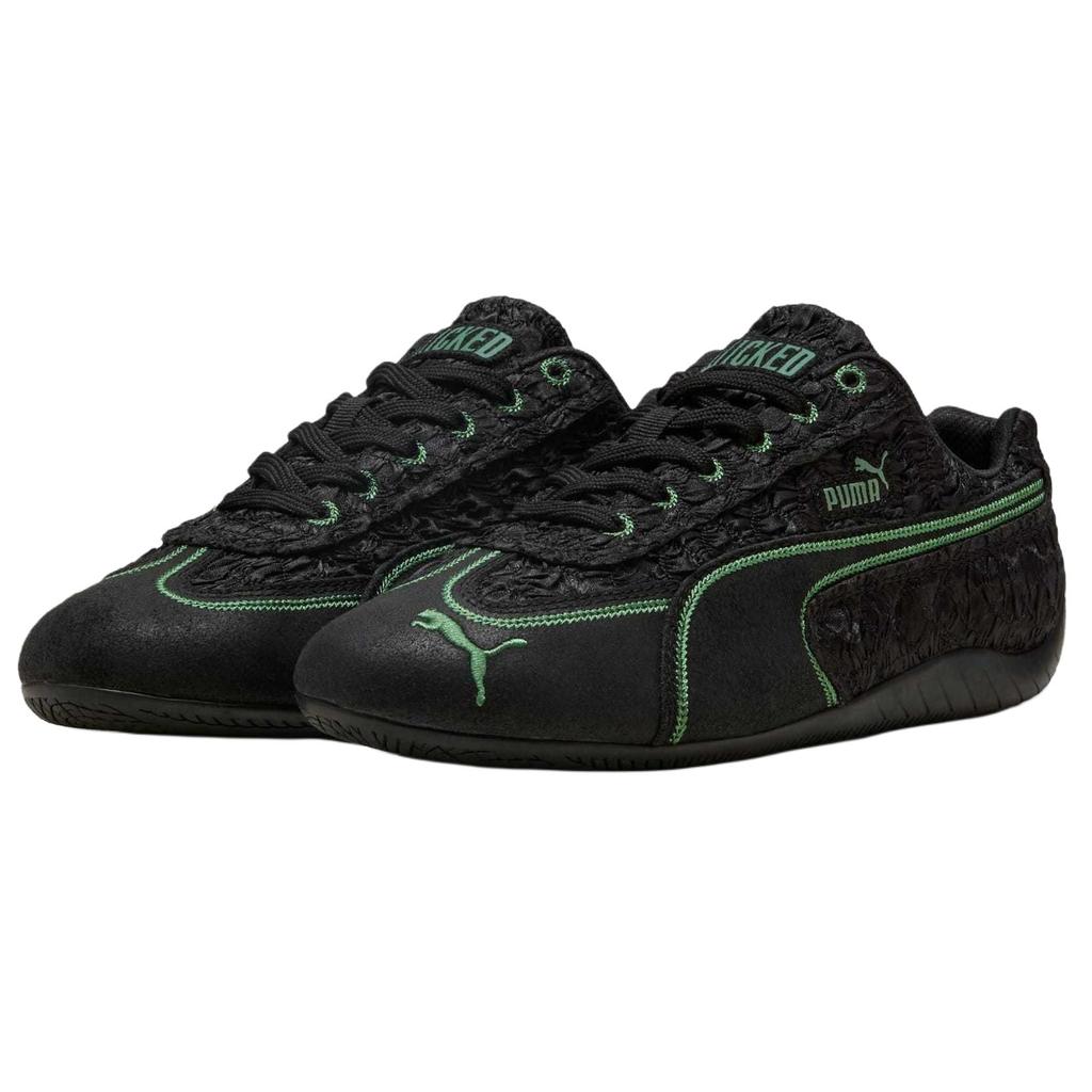 Wicked x Puma  Кроссовки Speedcat Elphie Женские Черный Глубокий Лес Темно-Миртовый 407137-01