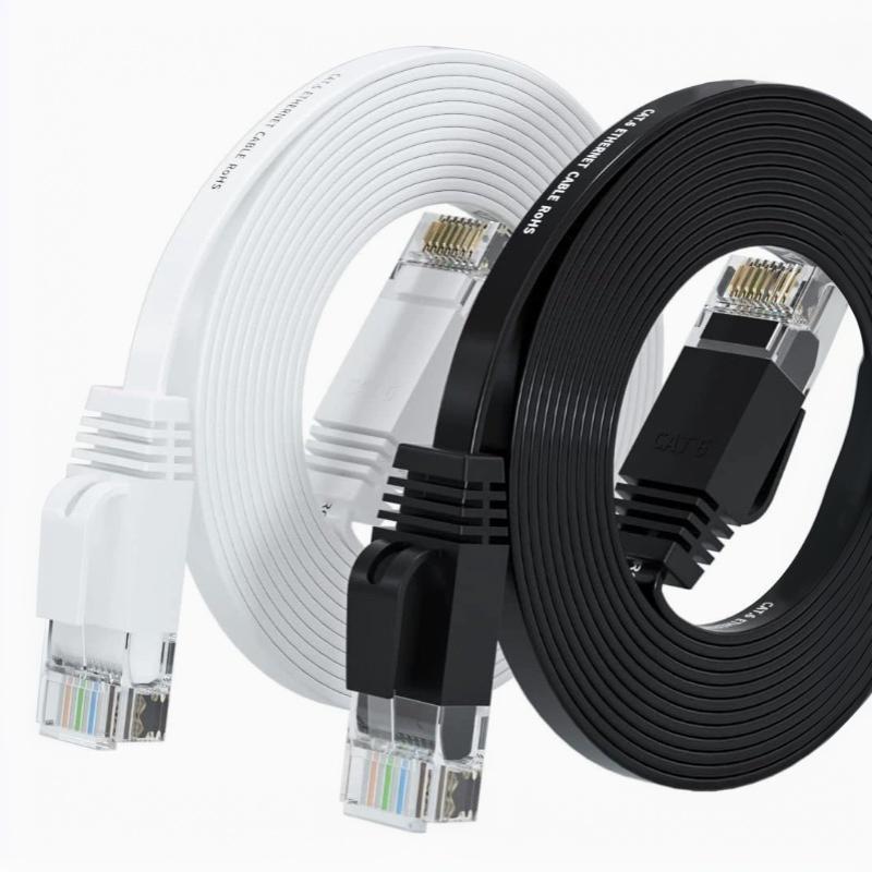 1 шт. Плоский сетевой кабель Cat6 0,5/1/2/3/5/10 метров Сетевой кабель Gigabit Broadband Router Cat6 для ноутбука, роутера, ПК, роутера
