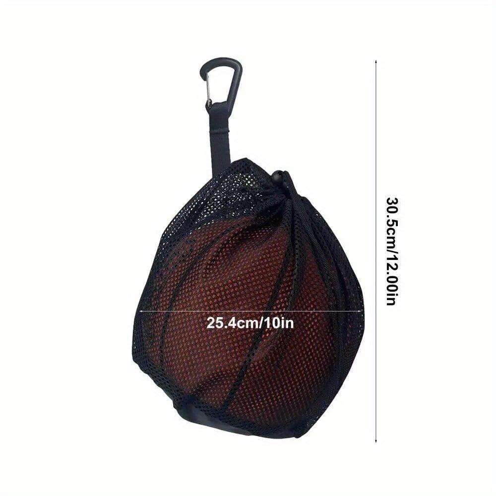 Portable Drawstring Basketball Backpack Mesh Bag Football Soccer Volleyball Ball Storage Bags Outdoor Sports Traveling Gym Yoga