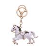 Sparkling Rhinestones Horse Keychain Colorful Backpack Pendant Car Key Chain  Backpack Decoration
