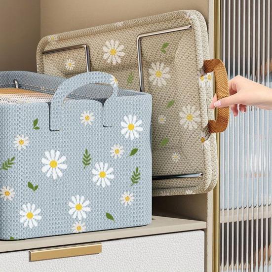 Yousheng Clothes Storage Box Classification with Handle Large Capacity Foldable Stoarge Wardrobe Drawer Organiser Trousers T-shirts Socks Storage Case