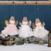 New Creative Christmas Pendant Christmas Feather Angel Christmas Tree Decoration Pendant Christmas Supplies