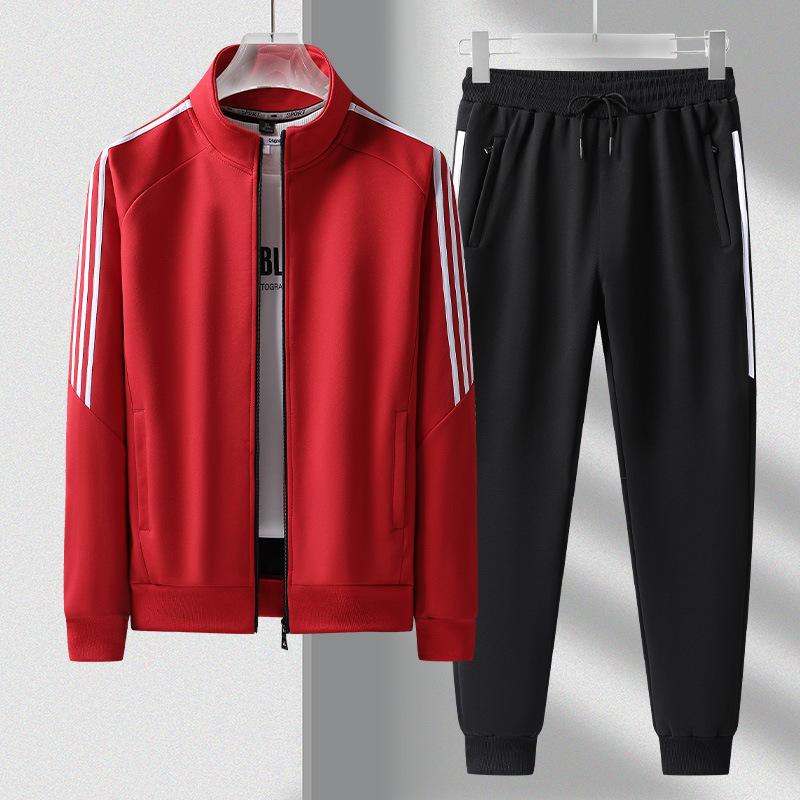 Sports Suit Men's Spring and Autumn Sports Leisure Running Men's Two-piece Set