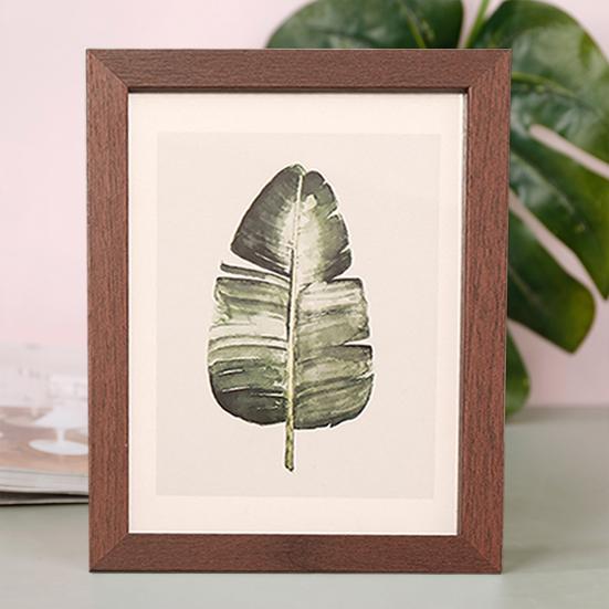 8/10-Inch Wooden Photo Frame High Clarity Glass Back Support Modern Heavy Duty Desktop Picture Display Decorative Frame Home Supplies