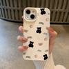 Toast Bear Is Suitable for Apple 16 Phone Cases, IPhone15/14 Plus, Creative 12, Lychee Pattern 11, Shockproof