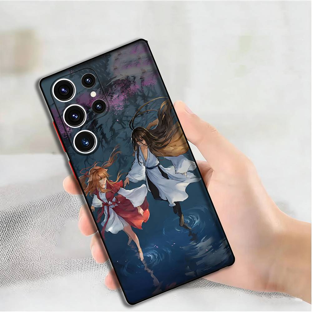 Аниме Тушань Хунхун Силиконовый Чехол Для Samsung S25,24,23,22,21,20 Plus Ultra 5G Lite Ударопрочный Чехол
