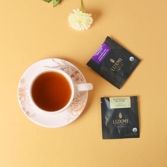 Luxmi Estates Sampler Tea Assortment | 15 TEA BAGS | 15 TB *2g = 30g | English Breakfast | Holy Tea | Pure Chamomile