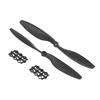 RC Aircraft Propellers Black Nylon Flexible Aerodynamic Design Easy Assembly RC Positive Negative