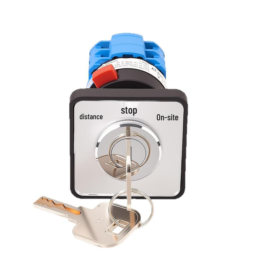 Zhuochao SZW26-20C/D202.2Y Remote/Local Stop Single Hole Universal Changeover Switch