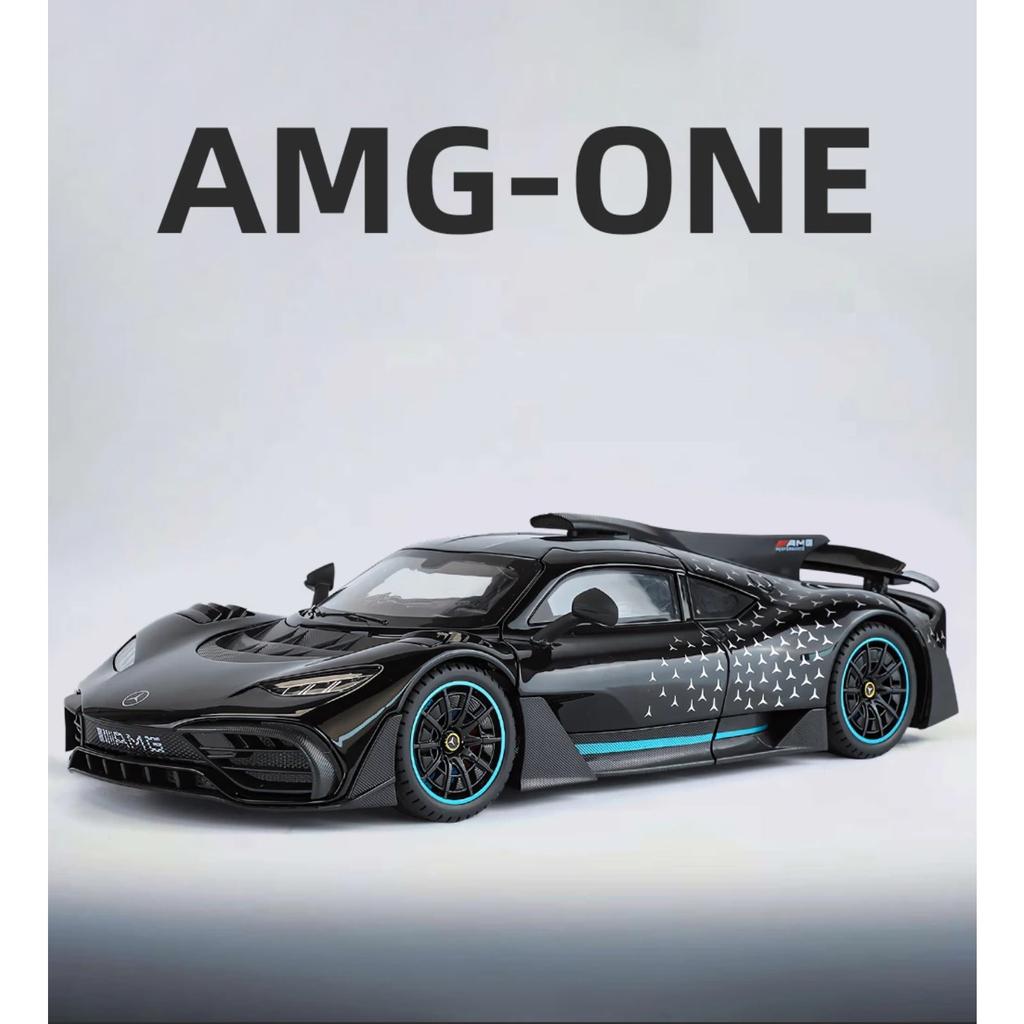 1/18 Benz AMG ONE Super Sports Vehicle Alloy Dieacst Model Car Sound & Light Classic Hobby Collectibles Birthday Gifts