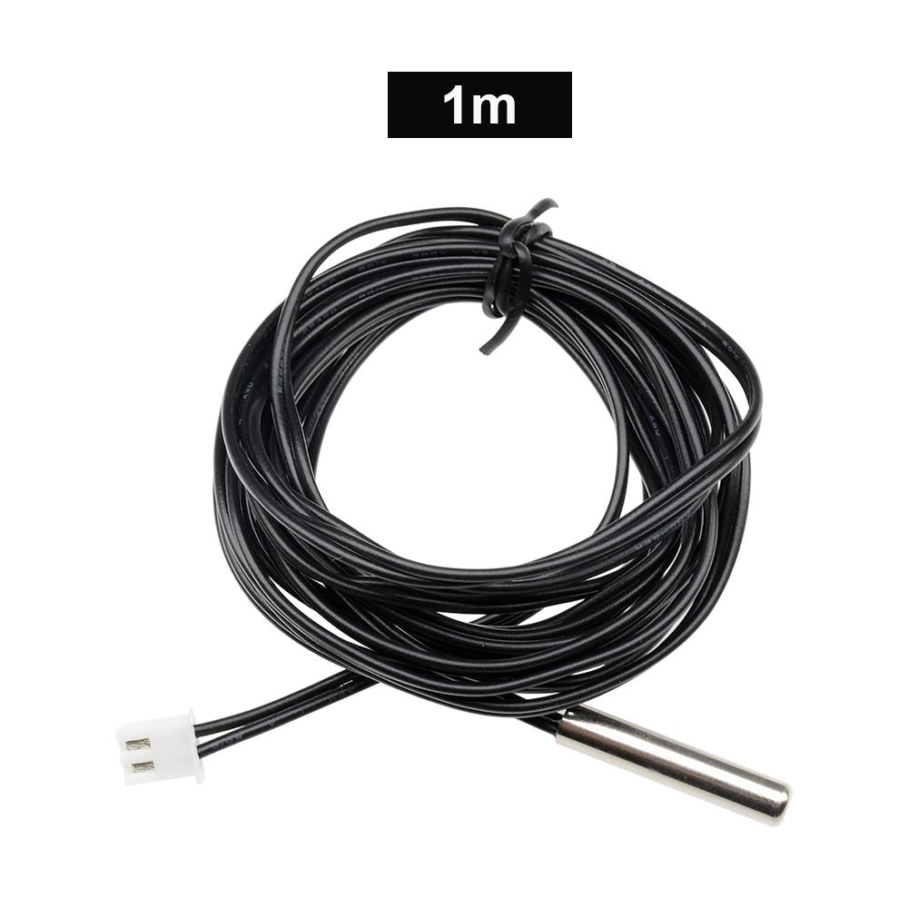 NTC 10K 1% 3950 Thermistor Temperature Sensor 0.3M 0.5M 1M 2M 3M 5M 10M Waterproof NTC Temp Probe Cable For Arduino W1209 W1401